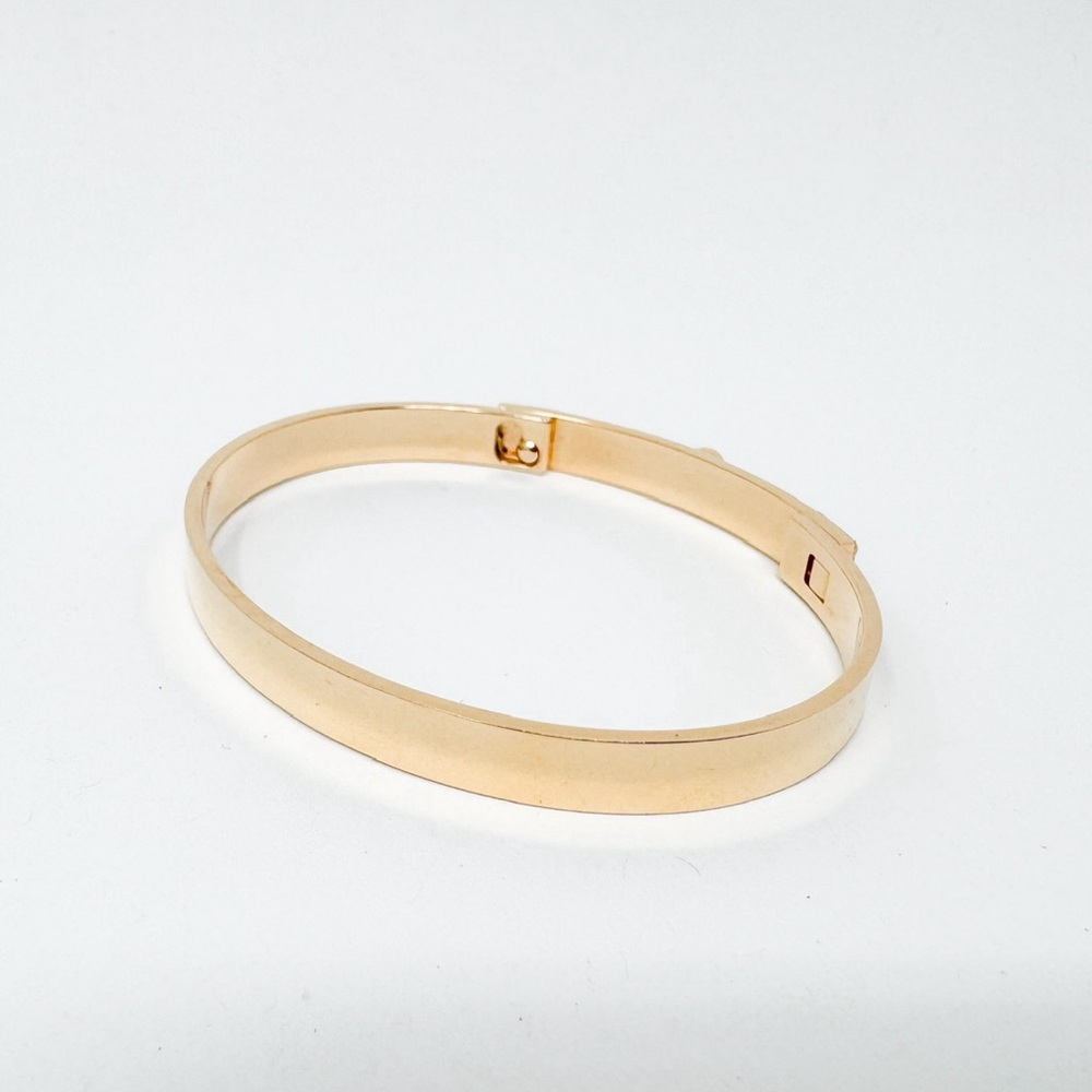 Hermès Rose Gold Collier de chien bracelet, small model - Picture 5 of 8
